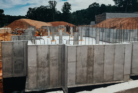Commercial Concrete Retaining Walls