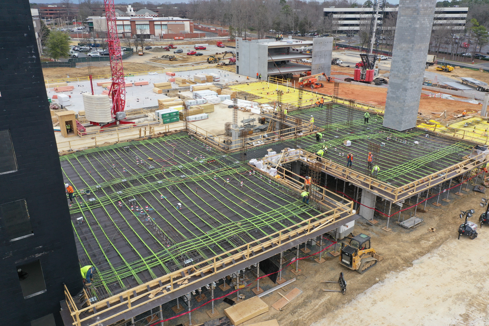 Active construction site